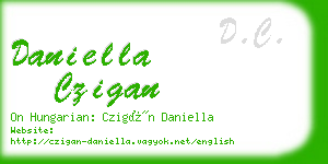 daniella czigan business card